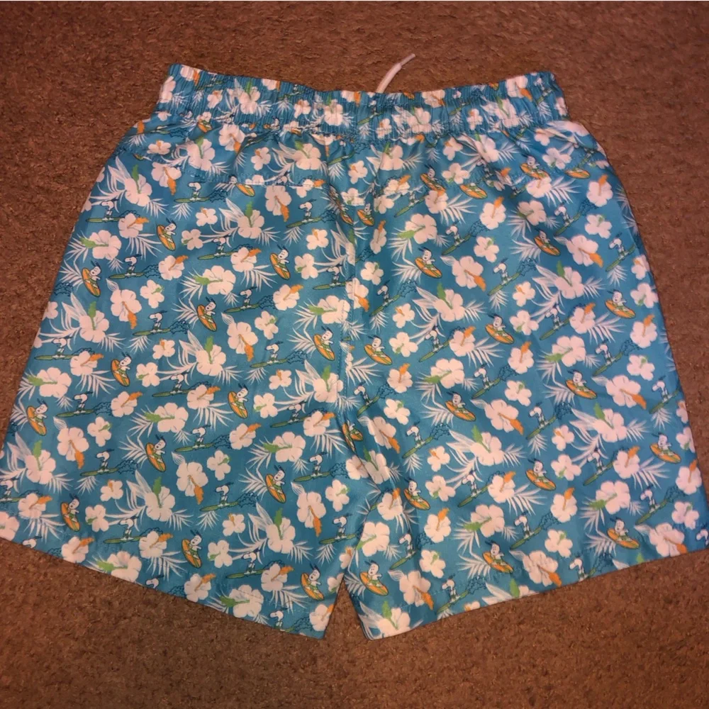 Peanuts Snoopy Surfboard Swimsuit, Size Small